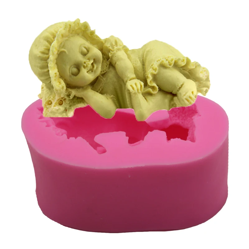 Силиконовая форма для мыла Pinkie Baby сна украшения конфет тортов шоколада|cake