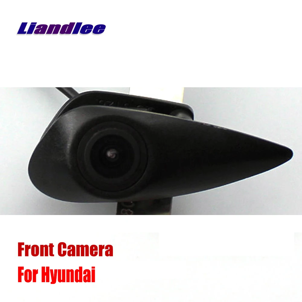 Liandlee для Hyundai Accent Tucson Elantra авто вид спереди Логотип Встроенная камера (не обратная
