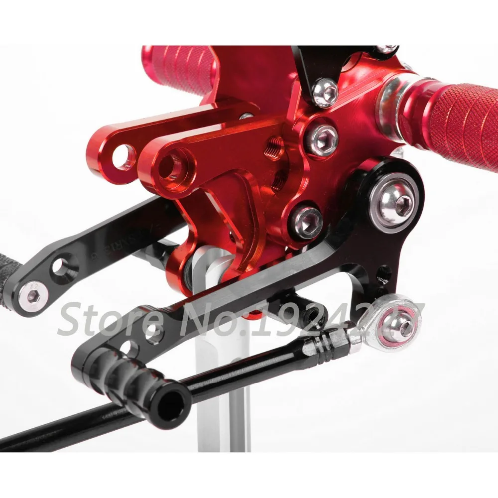 CNC Rearsets подножки для Suzuki GSXR1000 2000-2004 мотоцикл подножек заднего тормоза