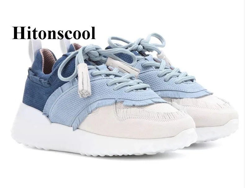 Женские замшевые кроссовки со шнуровкой на плоской подошве|Женские и кеды| |