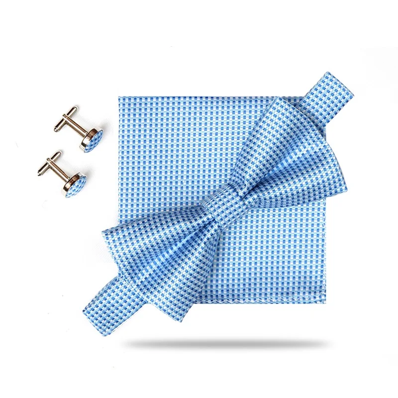 Мужской галстук бабочка HOOYI свадебные подарочные запонки с бантиком наборы