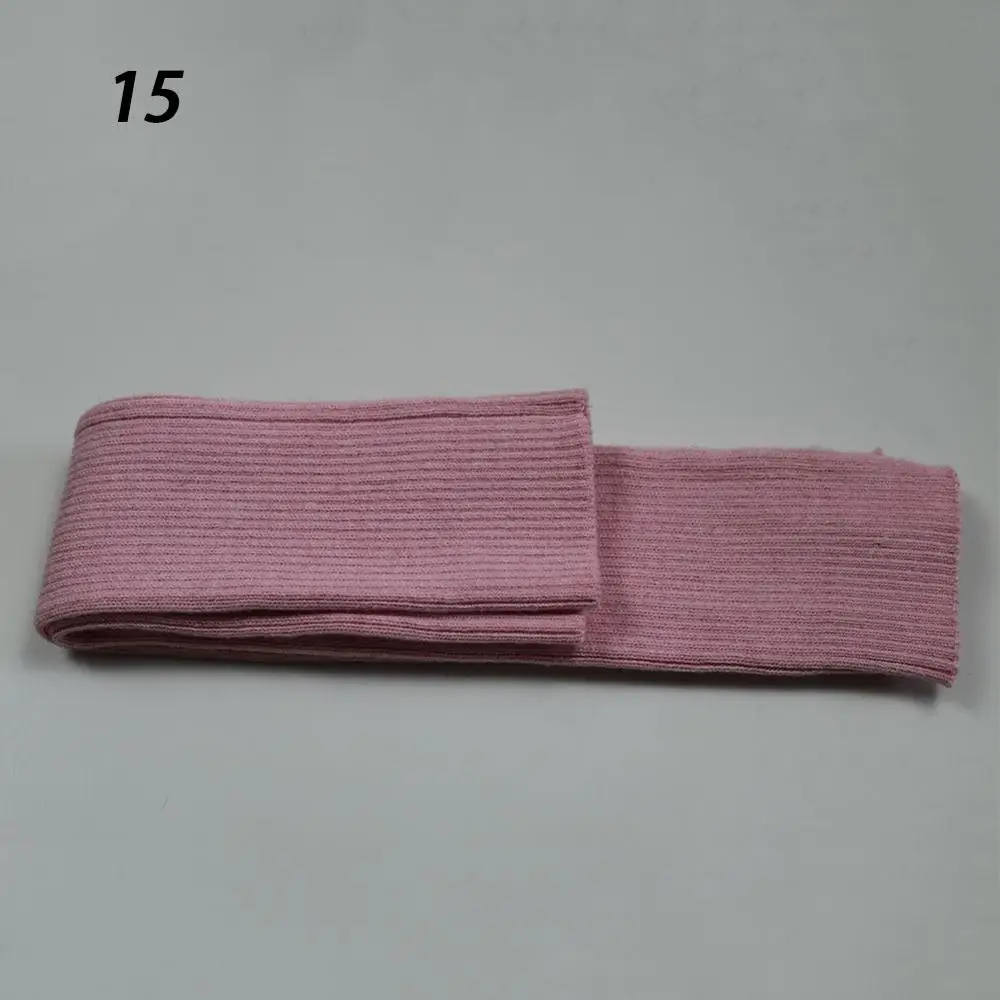 15 Pink Sparsil, женские осенние кашемировые перчатки без пальцев, 50 см, эластичные теплые вязаные рукавицы, 19 цветов, Вечерние перчатки для косплея - Цвет: 15 Pink