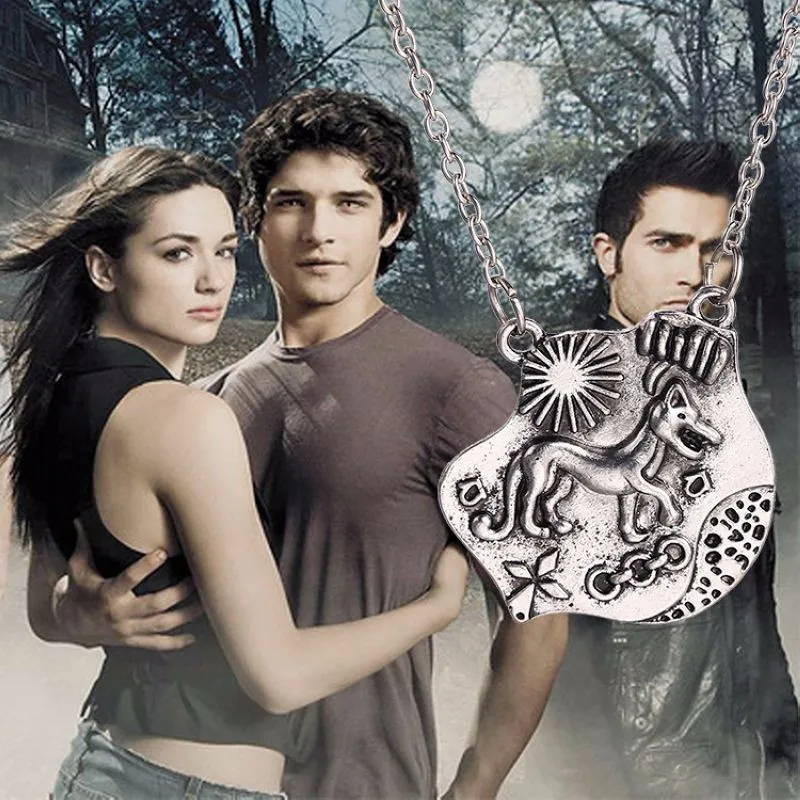 Колье с подвеской Allison Argent колье волком для подростков|teen wolf necklace|fashion necklacenecklace