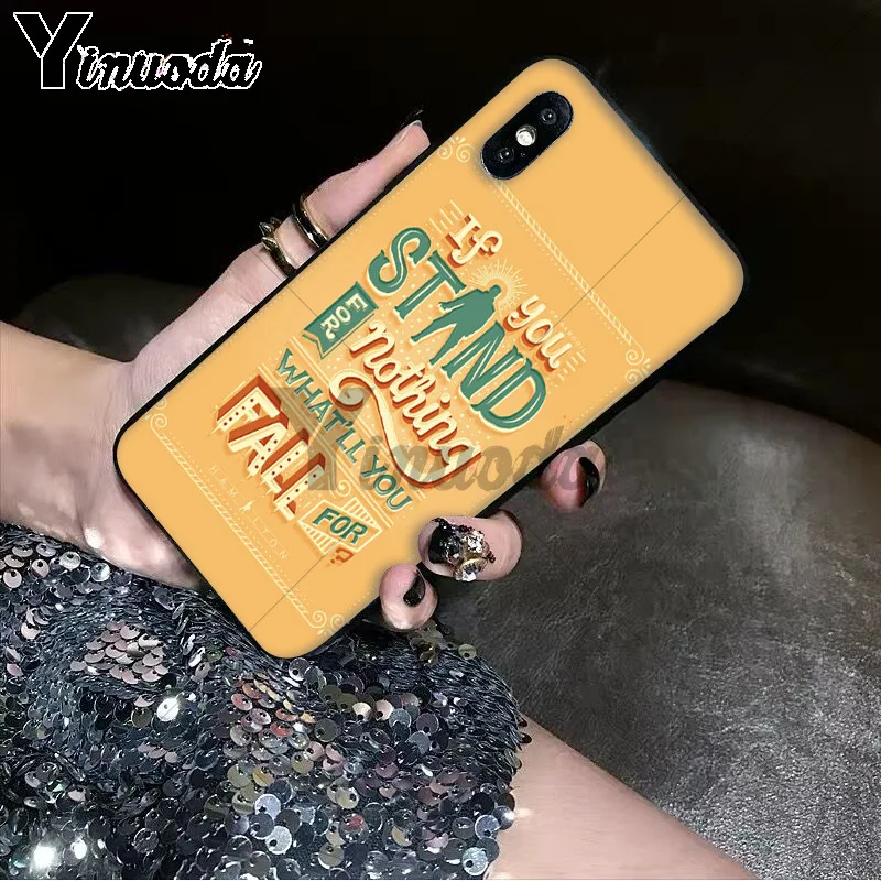 11pro MAX Hamilton Музыкальный Чехол для телефона Apple iPhone 8 7 6 6S Plus X XS 5 5S SE XR|Чехлы-накладки|