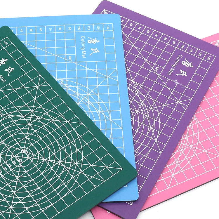 

PVC Cutting Mat A5 Durable Self-healing Cut Pad Patchwork Tools Handmade Diy Accessory Cutting Plate Dark Green 15*21cm 4 colors