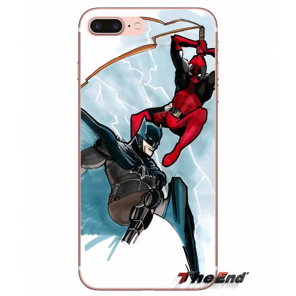 Сверхтонкий чехол для Sony Xperia Z Z1 Z2 Z3 Z5 compact M2 M4 M5 E3 T3 XA Aqua LG G4 G5 G3 G2 Mini Capa Super Cool Marvel Deadpool
