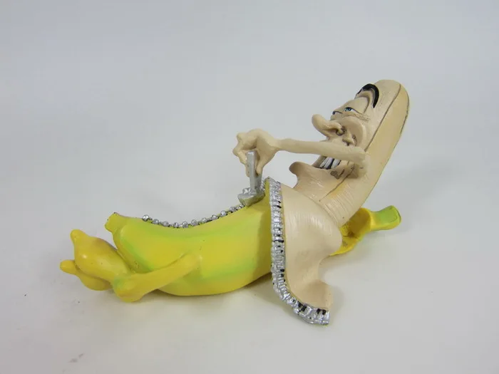 Bad Banana Man Забавный резиновый коллекционный несвязанный вариант «злой банан» фигурка мужчины украшения классные продукты