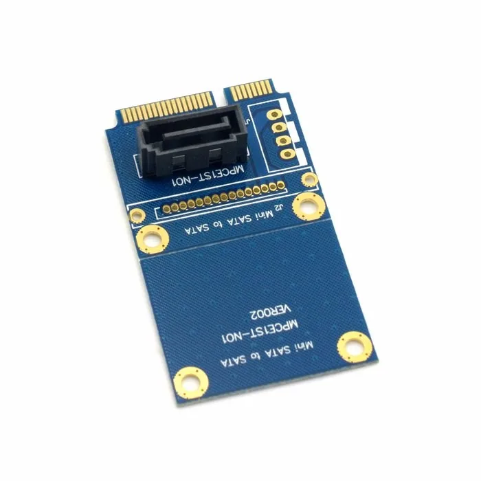 50 мм Mini pci express pcie PCI E mSATA SSD к SATA 7pin HDD жесткий диск адаптер для PCBA MSATA тестирование