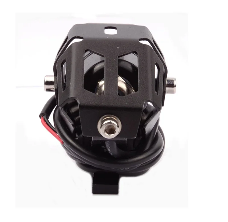 Led moto rcycle фара противотуманная точечная фара для скутера moto rbike moto rcycle передние фары лампы мопед 2 шт. мини U5 12 В мото свет