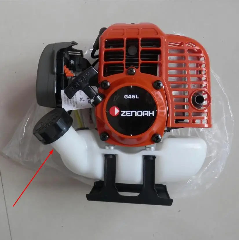 FOR BRUSHCUTTERS G45L бензиновый двигатель 2T 25:1 двигатель для 41CC~ 43CC бензиновая машинка для стрижки кусторез STRIMMER опрыскиватель вихревой шнек культиватор - Цвет: FOR BRUSHCUTTERS