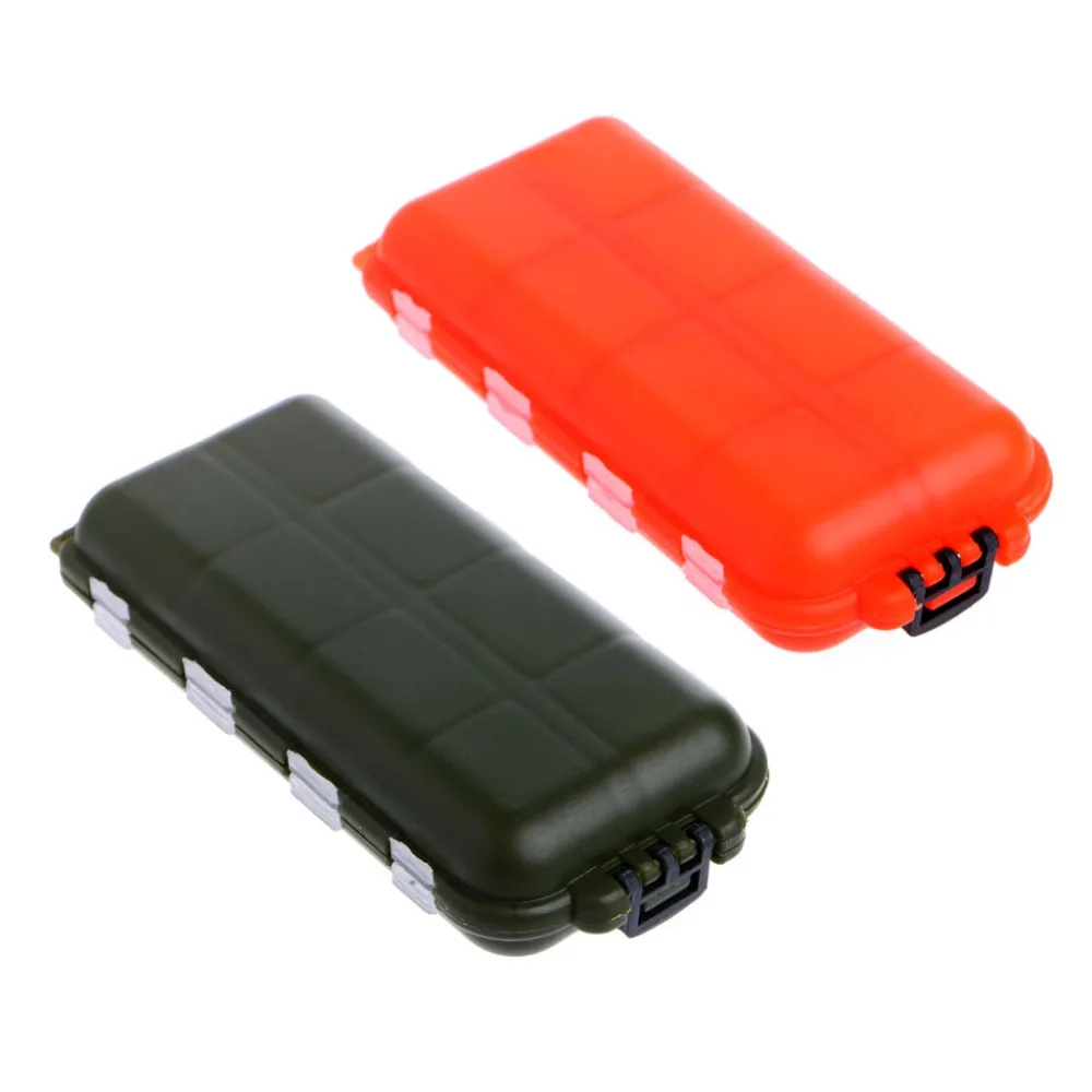 Рыболовные снасти коробки рыболовные приманки Крючки отсеки для хранения на