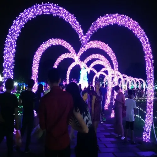 4 шт. светодиодный светильник 50 м 550led 100 1050led Длинное украшение для свадьбы