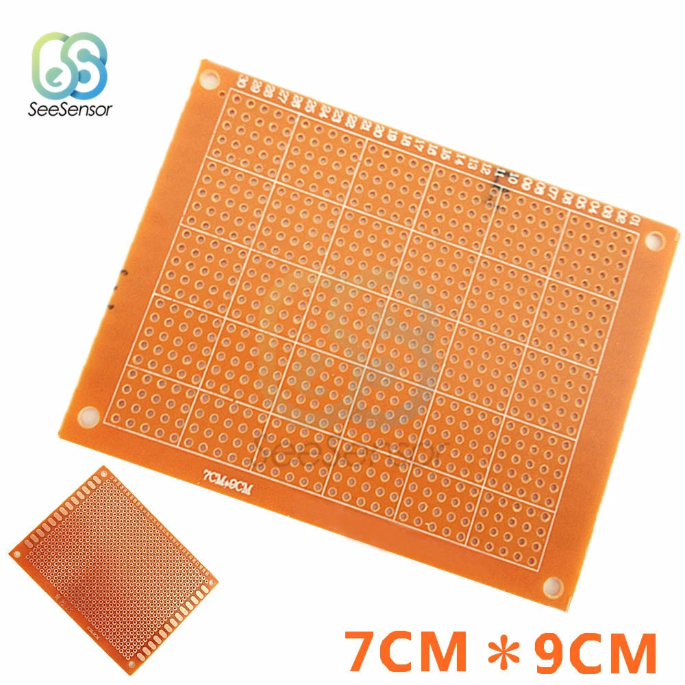 

10Pcs Single Side DIY Prototype Paper PCB Universal Experiment Matrix Circuit Board 7x9cm 70x90mm 2.54mm