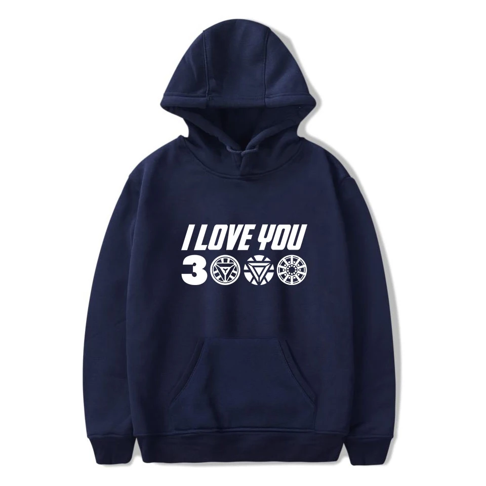 I Love You 3000 модные толстовки с капюшоном и принтом Женские/мужские длинными
