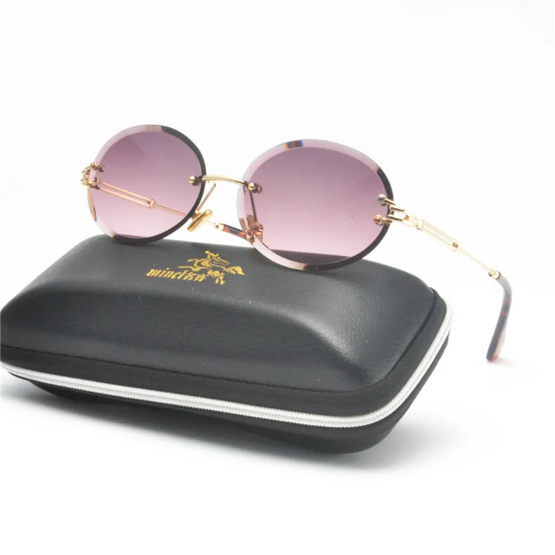 2019 Овальные Солнцезащитные очки солнцезащитные для женщин Diamond Отделка Для