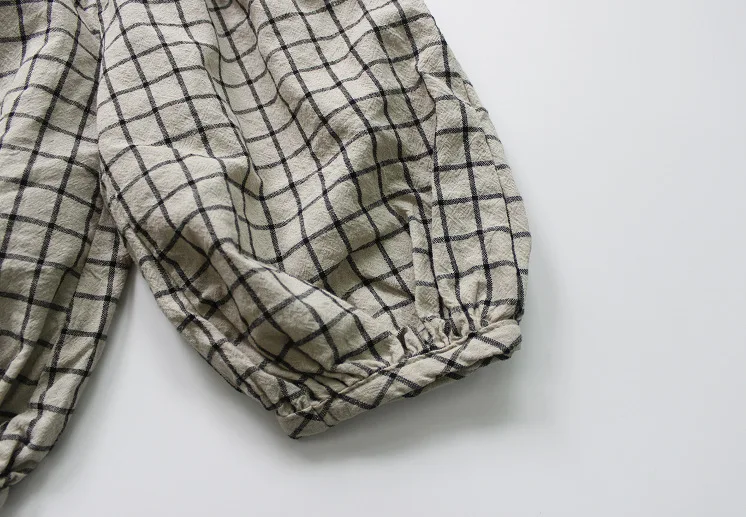 Весна-лето 2020 детские клетчатые брюки унисекс в Корейском стиле свободные