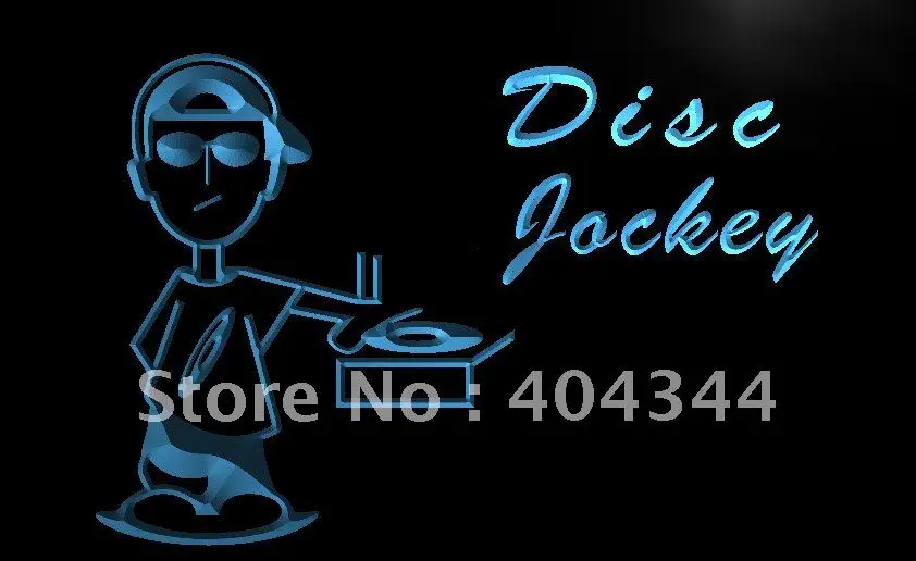 

LB898- Disc Jockey DJ Disco Music Player Light Sign home decor crafts