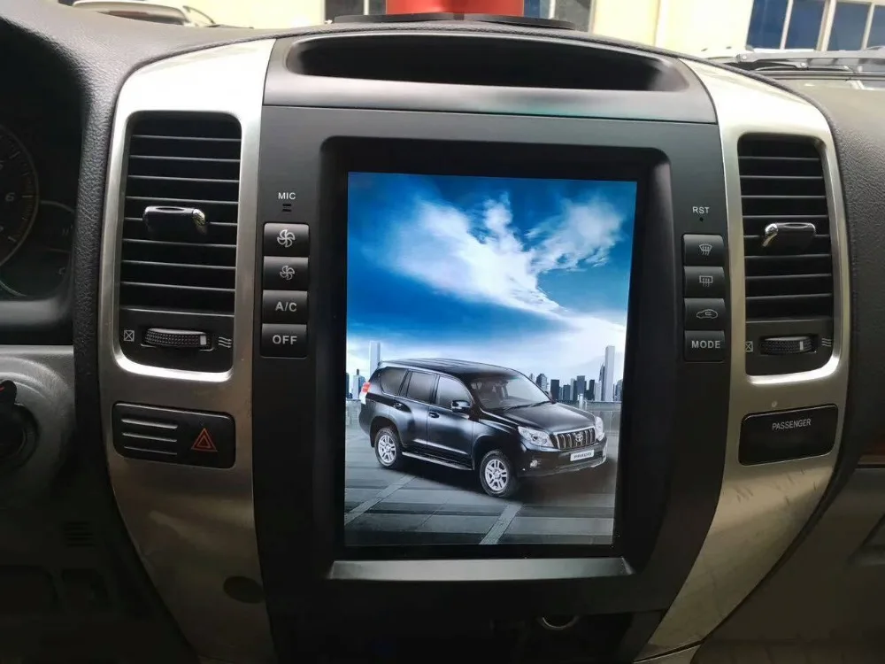 Вертикальный стиль Tesla Android 8,1 автомобильный dvd-плеер для Toyota Prado 120 land cruiser 2002-2009 для Lexus GX470 NAVI ips PX6 CARPLA