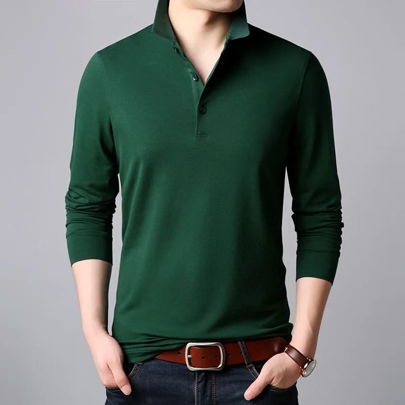 2019 Топ Класс новые модные бренды рубашек Поло рубашка для мужчин однотонные с