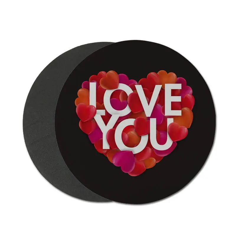 MaiYaCa новый дизайн I Love You My Bride высокоскоростной коврик для мыши 200x200 мм 220x220 круглый