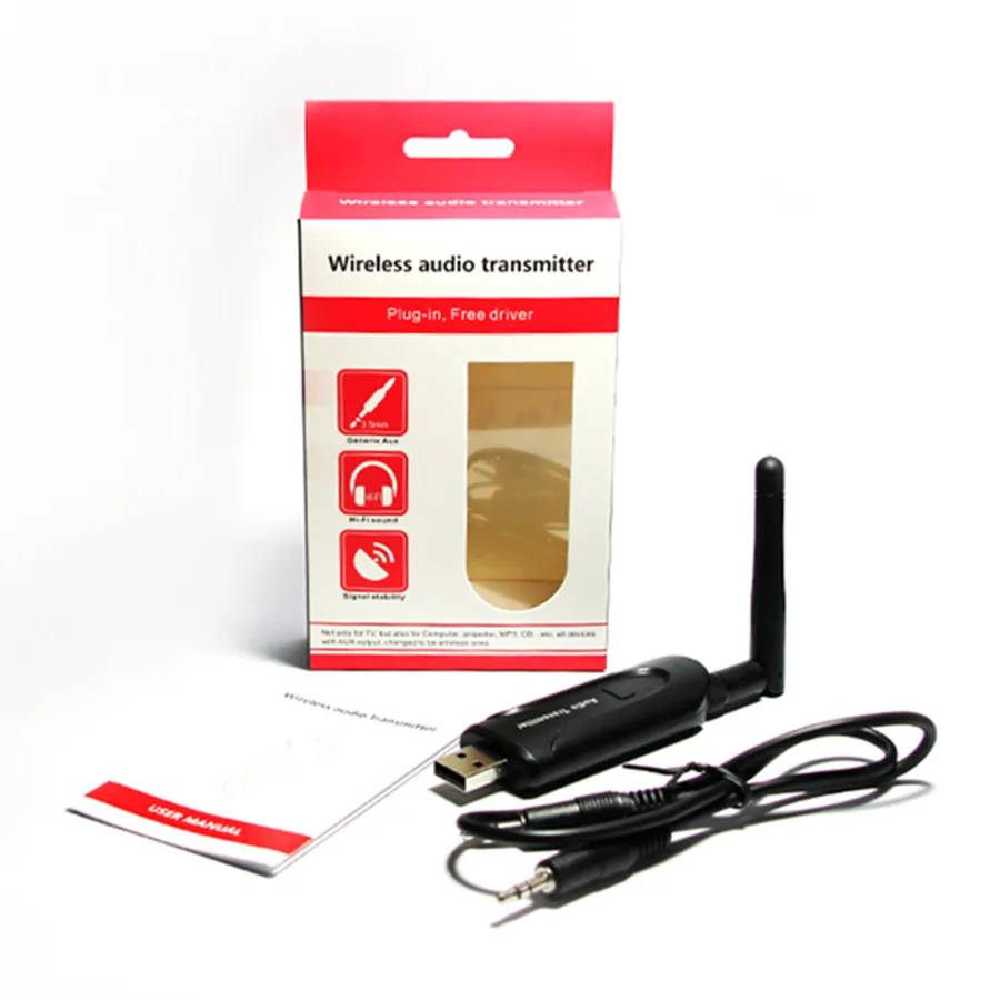 Bluetooth передатчик VIKEFON 4 1 для ТВ наушников ПК 3 5 мм Aux адаптер беспроводной аудио