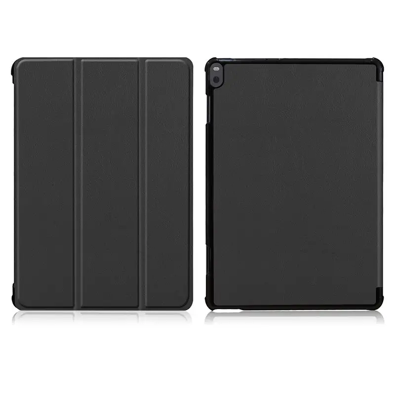 Black Чехол для lenovo Tab P10 TB-X705F TB-X705L 10," Smart Cover Funda Tablet тонкий защитный чехол с подставкой+ стилус+ пленка - Цвет: Black
