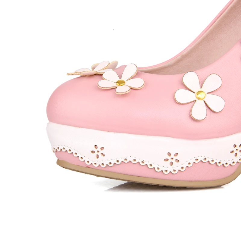 ZALAVOR/размеры 32-43 Женские туфли на высоком каблуке Туфли высокой платформе с