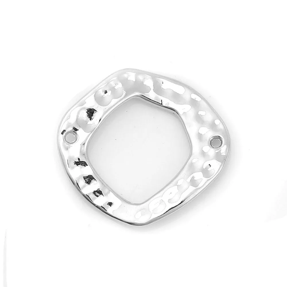 DoreenBeads подвески из цинкового сплава круглые кольца золотого и серебряного цвета