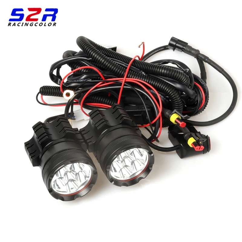 Светодиодная мотоциклетная фара S2R 36 Вт 6500 К 300 м| |
