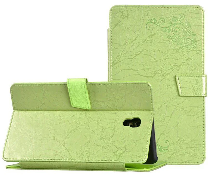 Роскошный чехол из искусственной кожи с цветочным принтом для Samsung Galaxy Tab S 8 4 T700 T705