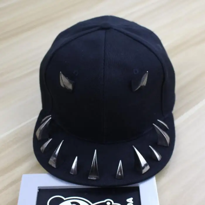 Новинка-рожок, Снэпбэк Кепка s, мужская, панк, бейсболка Snapback, s, женская, панк, рога, Кепка в стиле хип-хоп, шапки для мальчиков и девочек, 2 цвета