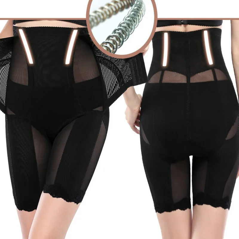 

PRAYGER Plus Size 4XL Women Waist Control Panties Fajas Modeladoras Butt Lifter Slimming Body shaper thigh slender Underwear
