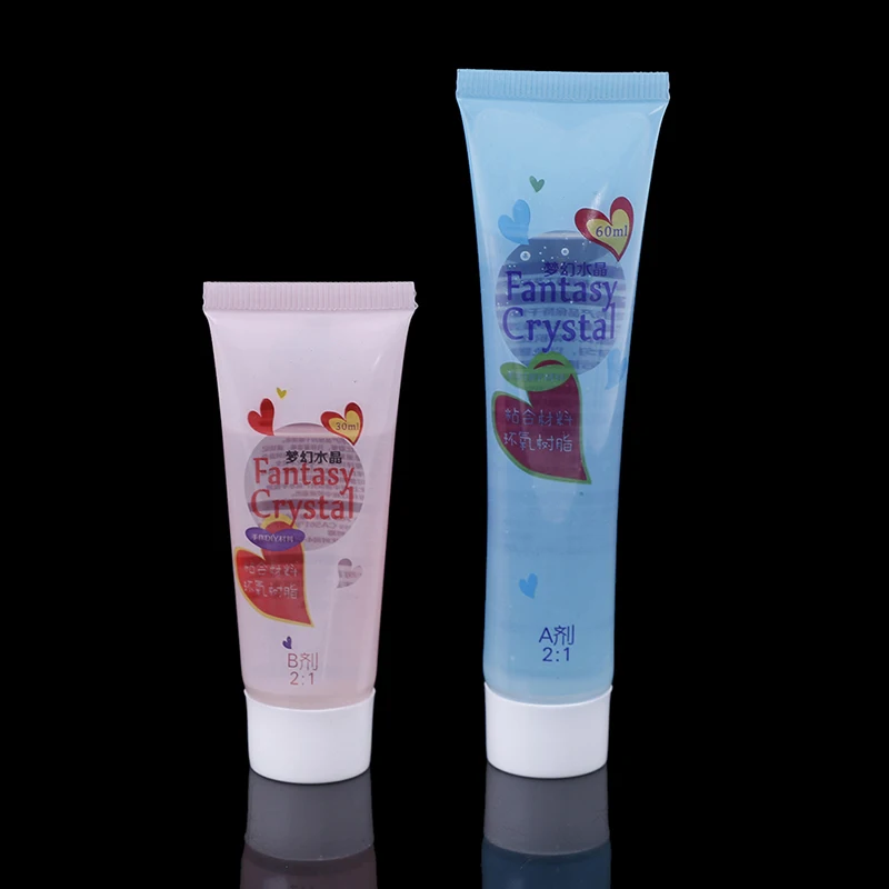 2 шт./компл. клей из эпоксидной смолы AB 2:1 для ювелирных изделий ручной работы