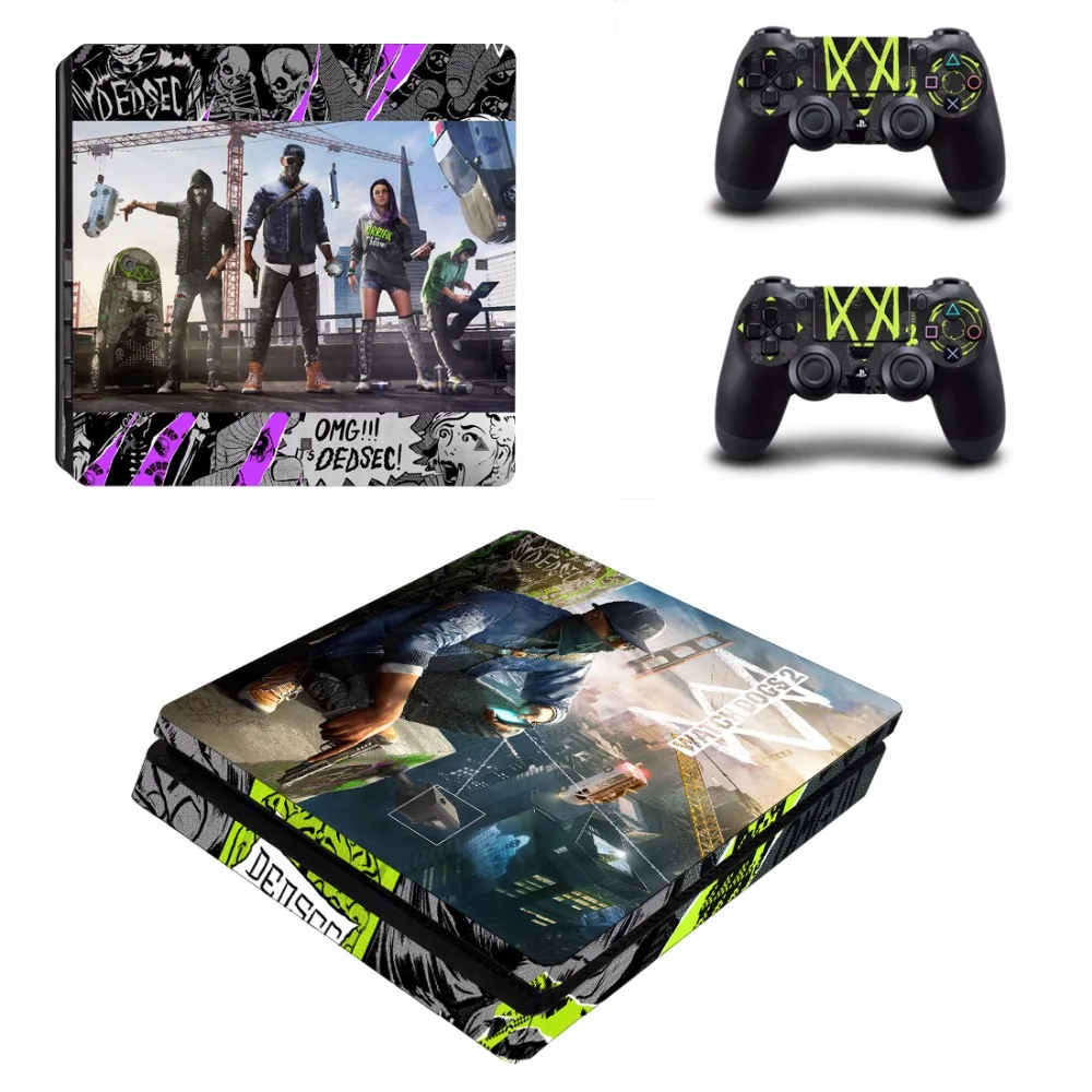 Игровые часы собаки 2 PS4 тонкий стикер кожи виниловая наклейка для Playstation 4 консоль
