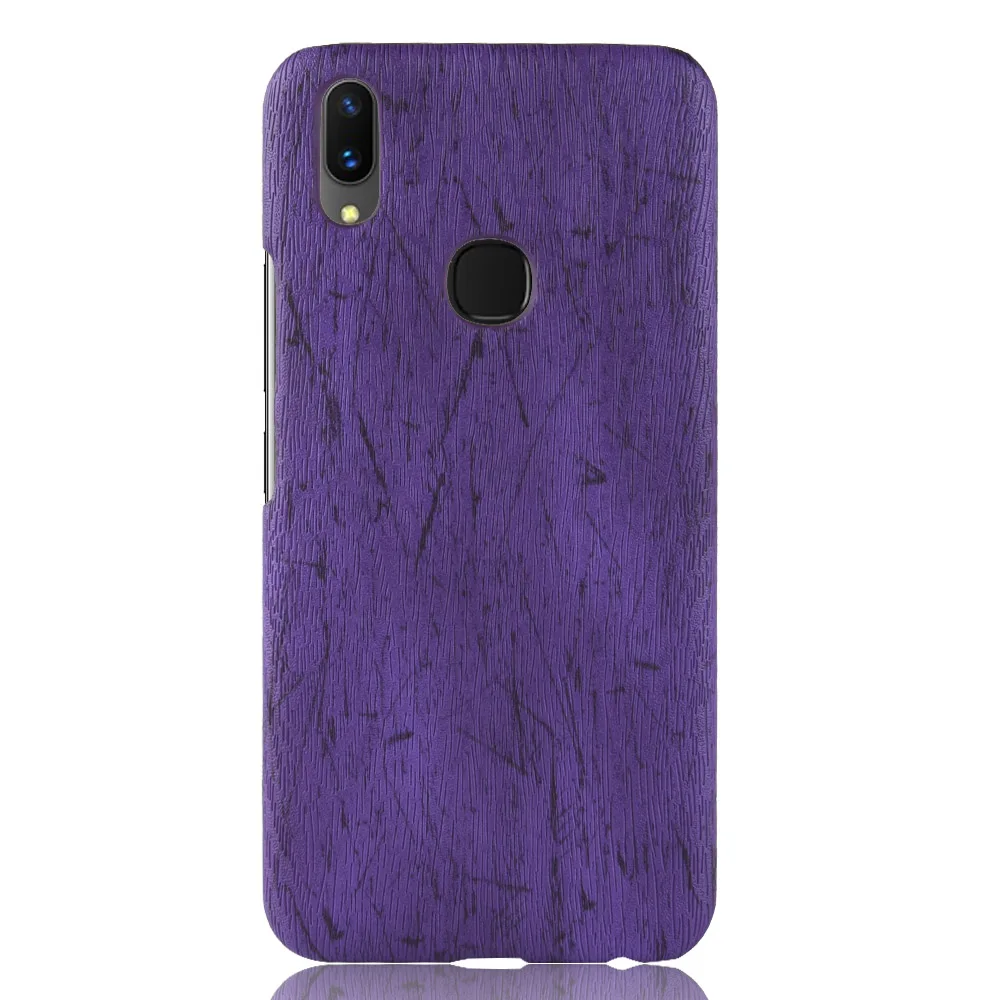 New Arrival Wooden Grain Case For VIVO V9 Classi Mobile Phone Back Cover Capa PU Leather Cases Coque Fundas |