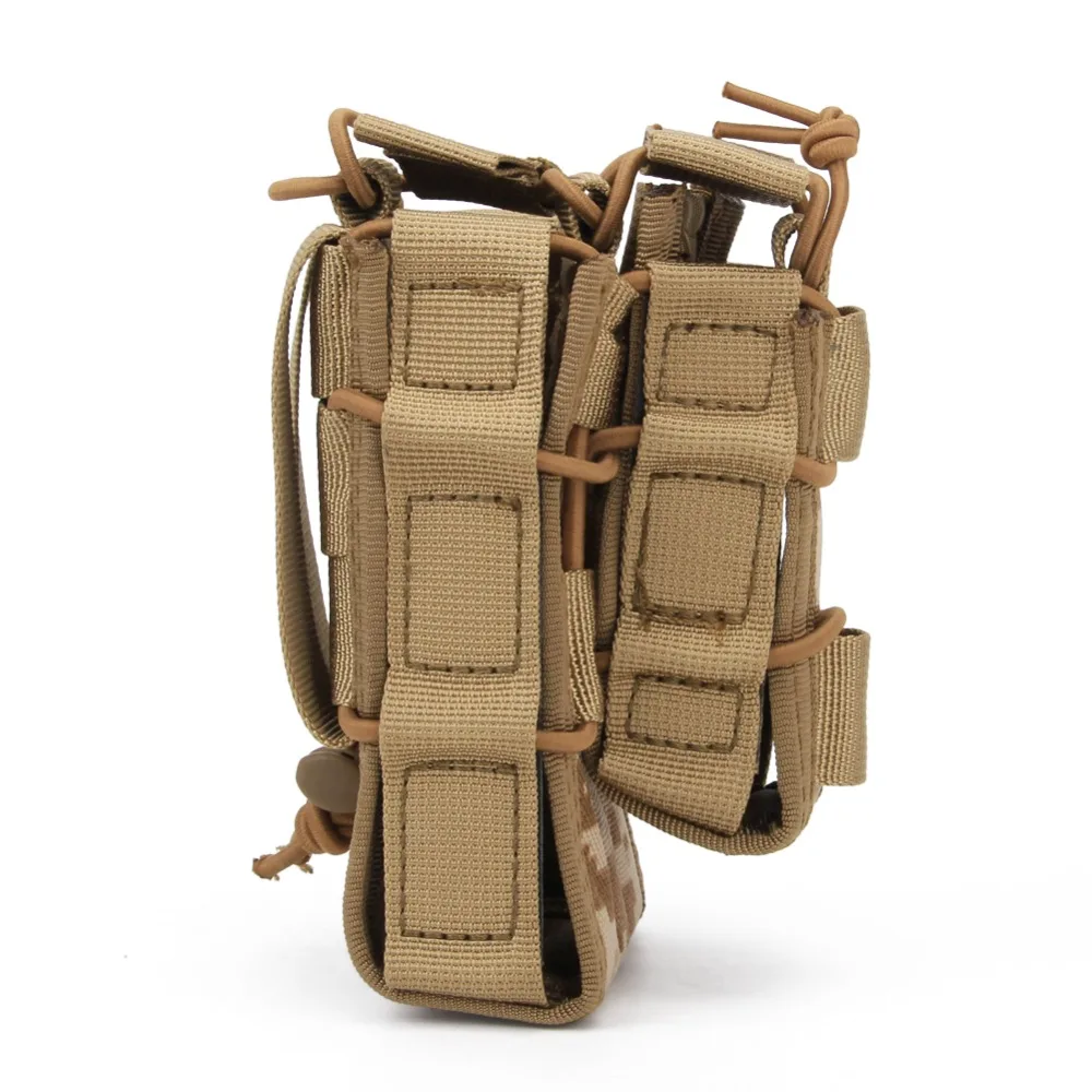 Molle Системы подсумок 5 56 9 мм хранения двойной спальные мешки 1000D нейлон Airsoft