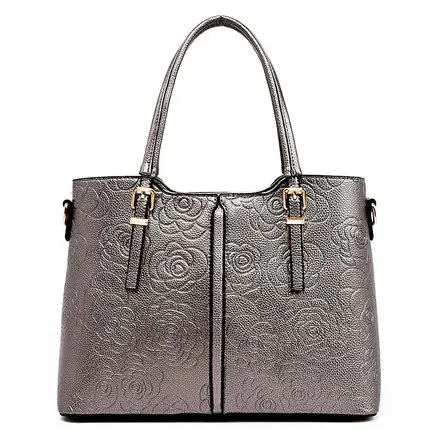 2019 new European and American fashion embossing Compound bag handbags High capacity shoulder bags handbag bolsa feminina | Багаж и сумки