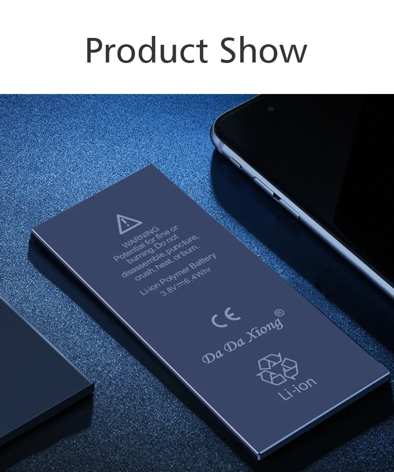 Da Xiong Аккумулятор для телефона для iPhone 5 S 7 Plus, максимальная емкость, сменные батареи, литий-полимерная батарея, Бесплатные инструменты