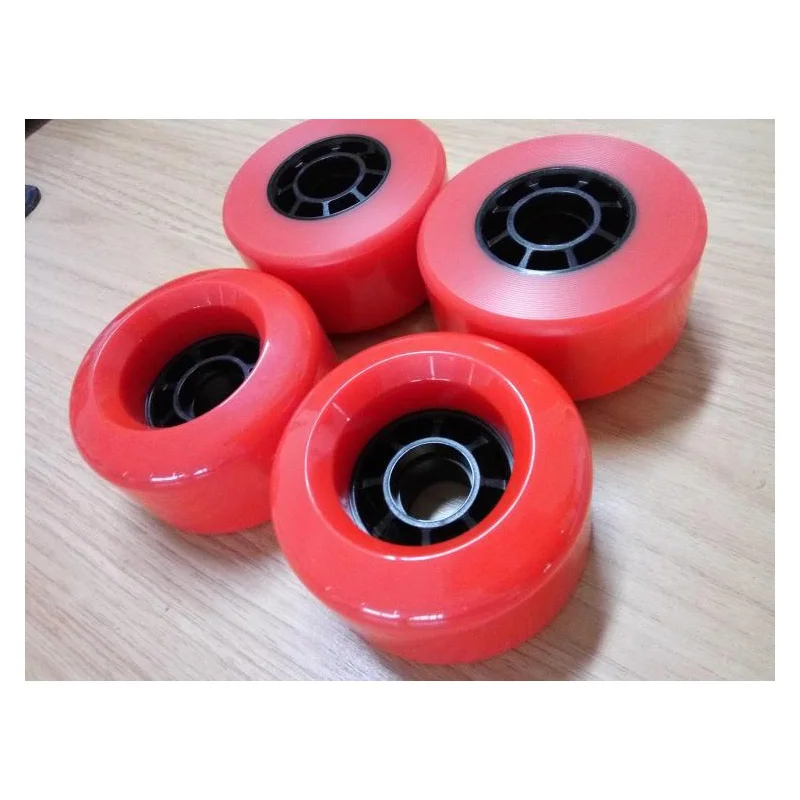 

2020 New Arrival DIY 80mm 87mm 83mm 90mm 97mm Big Wheel For SHR78A Red Color PU High Level Soft Resistant Longboard Wheels