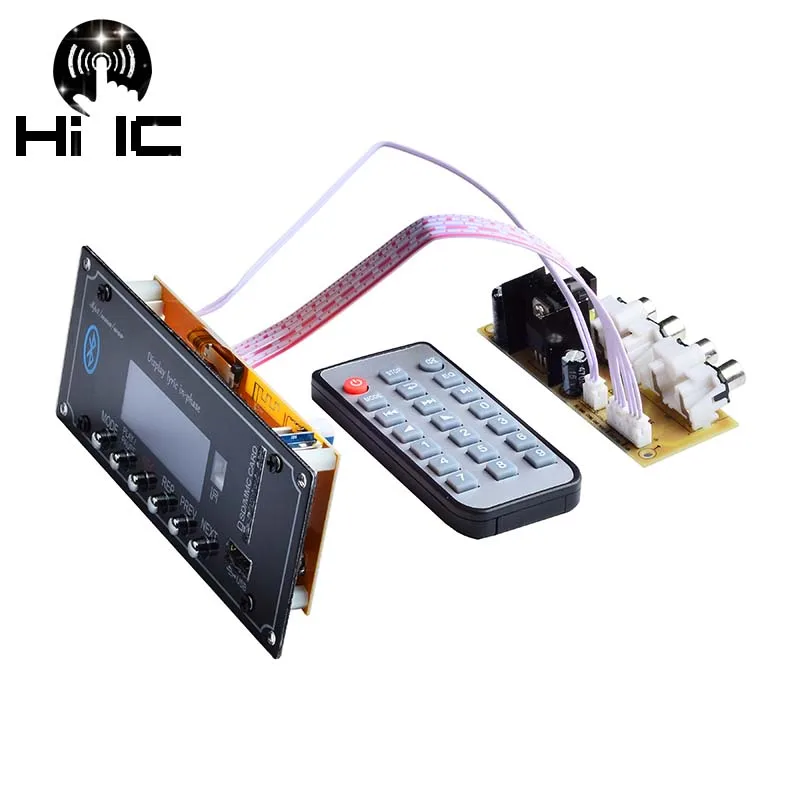 Беспроводной Bluetooth аудио приемник MP3 WAV WMA декодер плата DAC модуль USB TF радио для