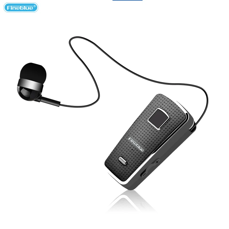 Fineblue F970 bluetooth headphones Business wireless headset collar clip telescopic design 100mAh for 6H calls call vibration |