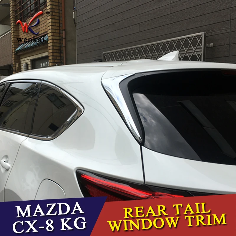 ABS аксессуары для Mazda спойлер на заднее стекло треугольная лепка 2 шт./компл. CX8 кг