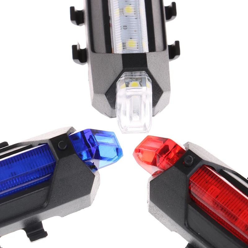 Cycling Warning Rear Lamp USB Rechargeable Bike LED Hot Selling Tail Light Bicycle Safety | Спорт и развлечения