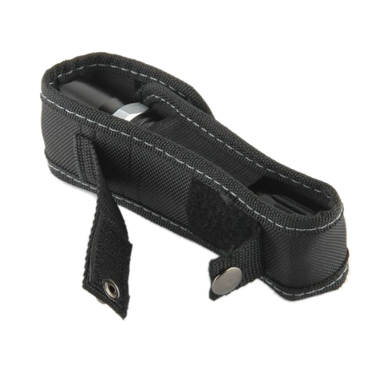 1 шт. черный популярный нейлоновый чехол для фонарика светодиодный фонарик