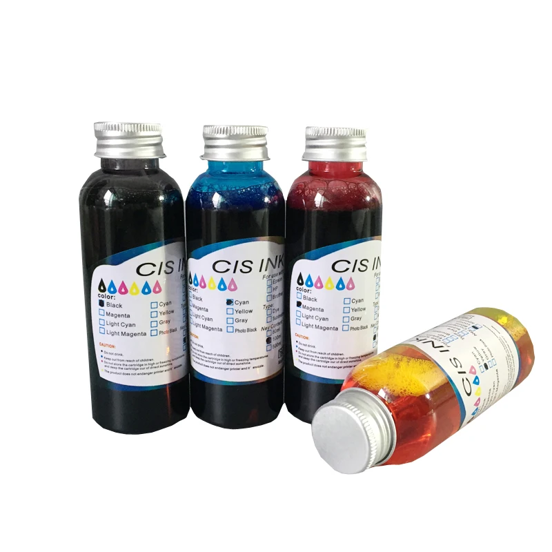 Горячие высококачественные 4 цвета (CMYK) съедобные чернила для канона Epson