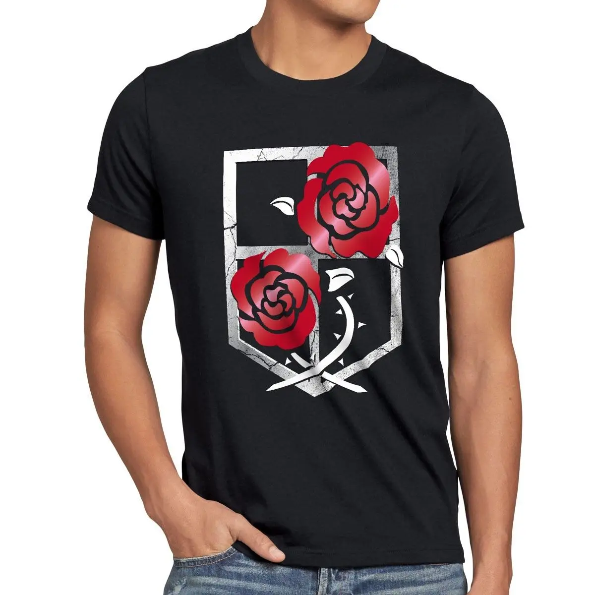 Новинка Fairy Tail (Guild) Мужская черная футболка с логотипом аниме размер S до 3XL