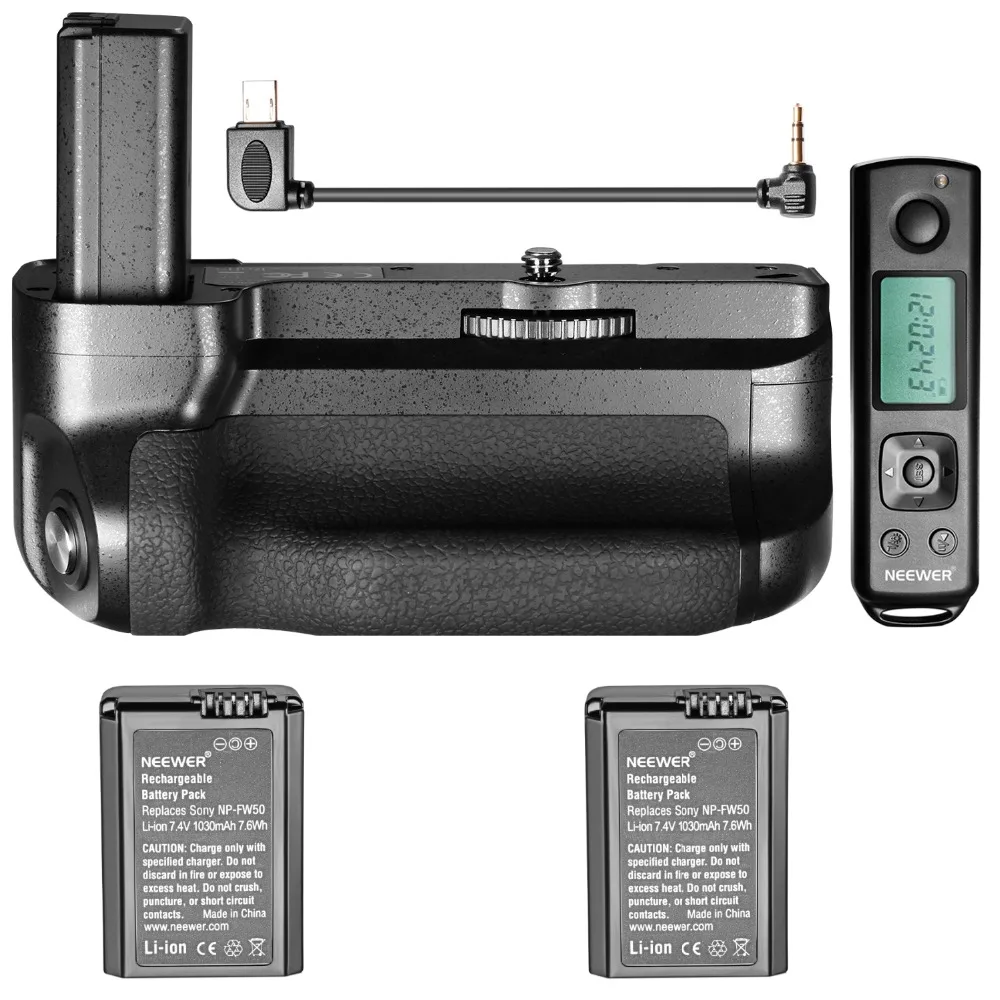 Neewer Pro Батарейная ручка для камеры с функцией вертикальной съемки Sony A6500