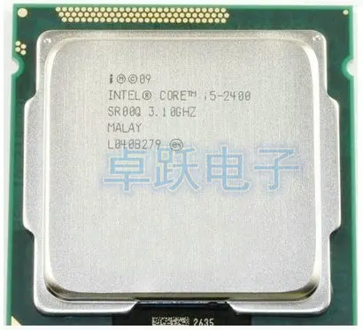 Бесплатная доставка оригинальный процессор Intel i5 2400 четырехъядерный 3 1 ГГц LGA 1155