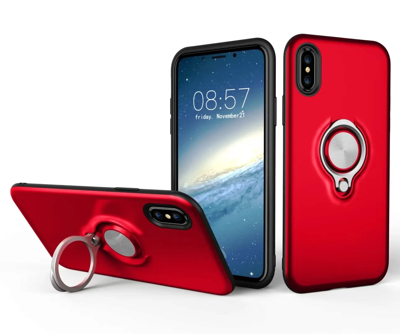 С 360 повернуть кольцо стенд палец держатель Обложка для samsung Galaxy S9 S8 Примечание 8
