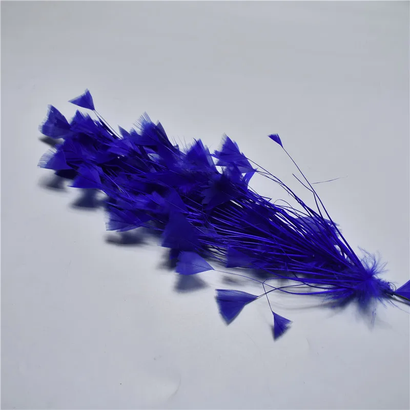 Royal Blue Красивые 1 пучок турецких перьев длиной 30 см свадебные корсажи Перья Ремесло для головного убора DIY украшения дома аксессуары Шлейфы - Цвет: Royal Blue